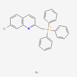 ((7-Chloroquinolin-2-yl)methyl)triphenylphosphonium bromide