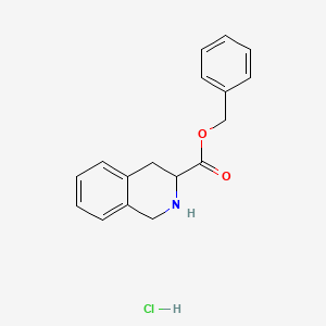 Benzyl 1,2,3,4-tetrahydro-3-isoquinoline carboxylate hydrochloride