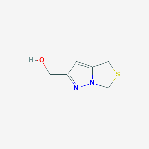 molecular formula C6H8N2OS B8762008 (4,6-Dihydropyrazolo[1,5-c]thiazol-2-yl)methanol CAS No. 623564-67-0