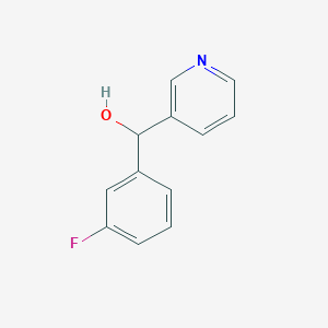 molecular formula C12H10FNO B8762039 (3-Fluorophenyl)(pyridin-3-yl)methanol 