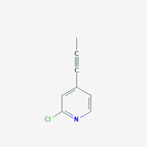 2-Chloro-4-(prop-1-ynyl)pyridine