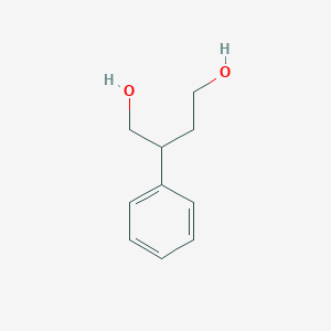 molecular formula C10H14O2 B8762115 2-Phenyl-1,4-butanediol 