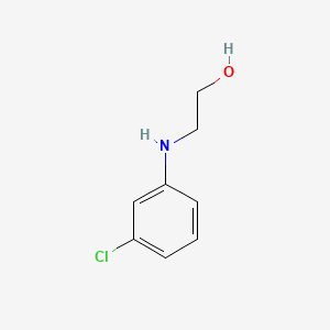 molecular formula C8H10ClNO B8762153 N-(2-hydroxyethyl)-3-chloroaniline CAS No. 6393-19-7