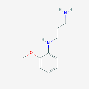 molecular formula C10H16N2O B8762177 N~1~-(2-Methoxyphenyl)propane-1,3-diamine CAS No. 144965-19-5