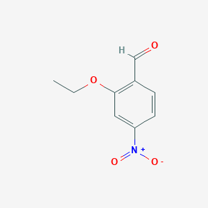 molecular formula C9H9NO4 B8762213 2-Ethoxy-4-nitrobenzaldehyde CAS No. 1134-43-6