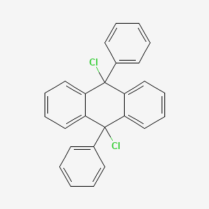 molecular formula C26H18Cl2 B8762264 9,10-Dichloro-9,10-diphenyl-9,10-dihydroanthracene CAS No. 6486-01-7