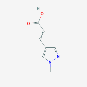 (2E)-3-(1-methylpyrazol-4-yl)prop-2-enoic acid