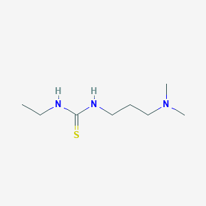 molecular formula C8H19N3S B8762362 N-[3-(Dimethylamino)propyl]-N'-ethylthiourea CAS No. 35542-99-5