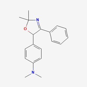 4-(2,5-Dihydro-2,2-dimethyl-4-phenyl-5-oxazolyl)-N,N-dimethylbenzenamine