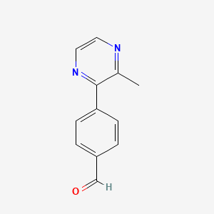 4-(3-Methylpyrazin-2-yl)benzaldehyde