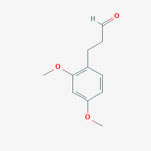 molecular formula C11H14O3 B8762431 3-(2,4-Dimethoxyphenyl)propanal 