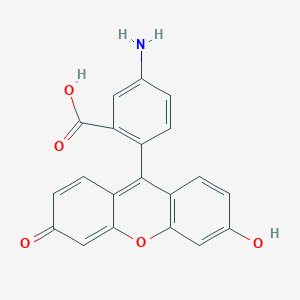 molecular formula C20H13NO5 B8762455 5-Amino-2-(6-Hydroxy-3-Oxo-3h-Xanthen-9-Yl)benzoic Acid 