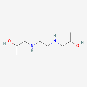 molecular formula C8H20N2O2 B8762459 2-Propanol, 1,1'-(1,2-ethanediyldiimino)bis- CAS No. 3270-73-3