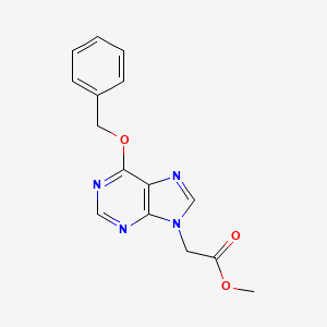 Methyl [6-(benzyloxy)-9H-purin-9-yl]acetate