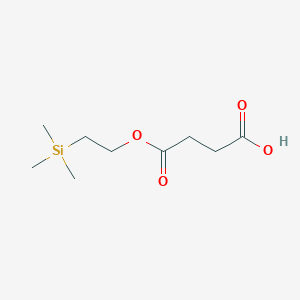 molecular formula C9H18O4Si B8762500 4-Oxo-4-(2-(trimethylsilyl)ethoxy)butanoic acid 