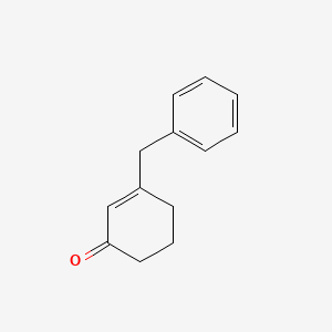 molecular formula C13H14O B8762531 3-Benzylcyclohex-2-en-1-one 