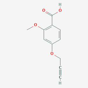2-Methoxy-4-[(prop-2-yn-1-yl)oxy]benzoic acid