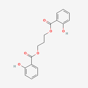 molecular formula C17H16O6 B8762670 1,3-Propanediyl disalicylate CAS No. 84370-82-1