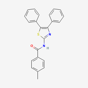 molecular formula C23H18N2OS B8762698 N-(4,5-Diphenyl-thiazol-2-yl)-4-methyl-benzamide 