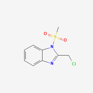 B8762703 2-(Chloromethyl)-1-(methylsulfonyl)-1h-benzimidazole CAS No. 43215-12-9