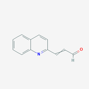 2-Propenal, 3-(2-quinolinyl)-