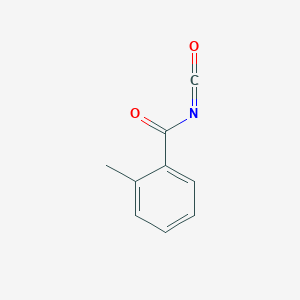 molecular formula C9H7NO2 B8762730 2-Methylbenzoyl isocyanate CAS No. 5843-45-8