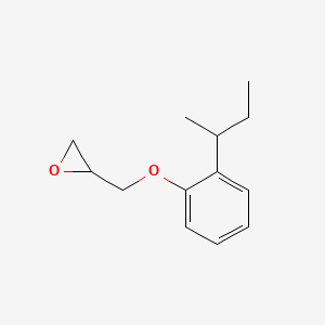 molecular formula C13H18O2 B8762789 2-{[2-(Butan-2-yl)phenoxy]methyl}oxirane CAS No. 127659-05-6