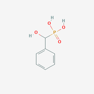 molecular formula C7H9O4P B8762831 [Hydroxy(phenyl)methyl]phosphonic acid 