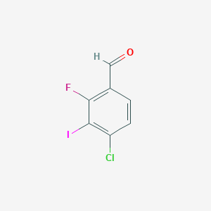 4-Chloro-2-fluoro-3-iodobenzaldehyde