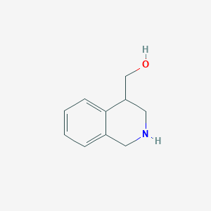 molecular formula C10H13NO B8762887 (1,2,3,4-Tetrahydroisoquinolin-4-yl)methanol CAS No. 45999-84-6