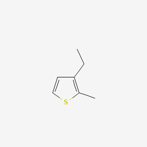 molecular formula C7H10S B8762907 Thiophene, 3-ethyl-2-methyl- 