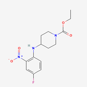 1-Ethoxycarbonyl-4-(4-fluoro-2-nitroanilino)piperidine