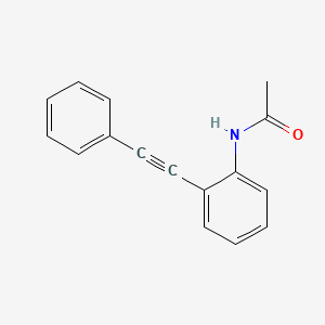 molecular formula C16H13NO B8762981 Acetamide, N-[2-(phenylethynyl)phenyl]- CAS No. 26385-33-1