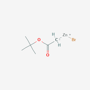 molecular formula C6H11BrO2Zn B8762992 2-Tert-butoxy-2-oxoethylzinc bromide 