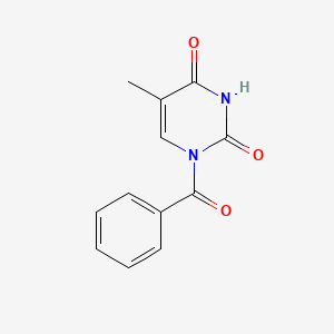 molecular formula C12H10N2O3 B8763016 Benzoylthymine CAS No. 90330-19-1
