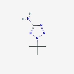 molecular formula C5H11N5 B8763082 5-amino-2-tert-butyl-2H-tetrazole CAS No. 59772-94-0