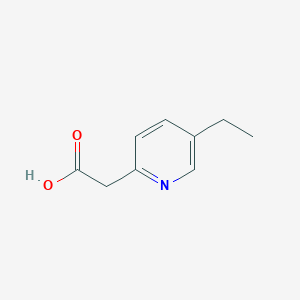 molecular formula C9H11NO2 B8763083 2-(5-Ethylpyridin-2-yl)acetic acid 