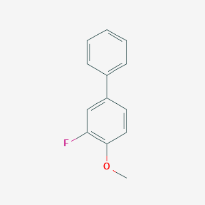 molecular formula C13H11FO B8763106 3-Fluoro-4-methoxybiphenyl CAS No. 106291-23-0