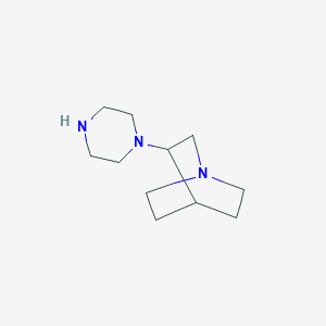 3-(Piperazin-1-yl)-1-azabicyclo[2.2.2]octane