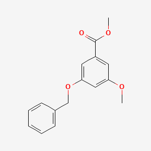 molecular formula C16H16O4 B8763167 Methyl 3-(benzyloxy)-5-methoxybenzoate CAS No. 50637-26-8