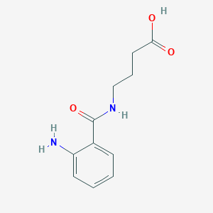 molecular formula C11H14N2O3 B8763175 4-(2-Aminobenzamido)butanoic acid CAS No. 107466-55-7
