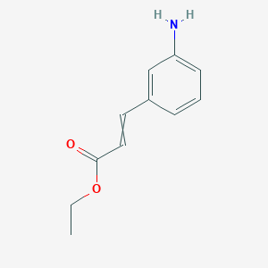 molecular formula C11H13NO2 B8763203 3-(3-Amino-phenyl)-acrylic acid ethyl ester 