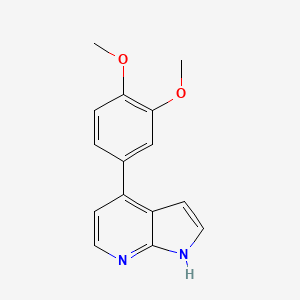 4-(3,4-Dimethoxy-phenyl)-1H-pyrrolo[2,3-b]pyridine
