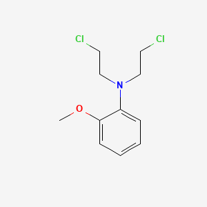 molecular formula C11H15Cl2NO B8763250 n,n-Bis(2-chloroethyl)-2-methoxyaniline CAS No. 1207-00-7