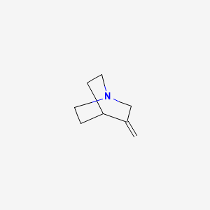 molecular formula C8H13N B8763253 1-Azabicyclo(2.2.2)octane, 3-methylene- CAS No. 22207-84-7