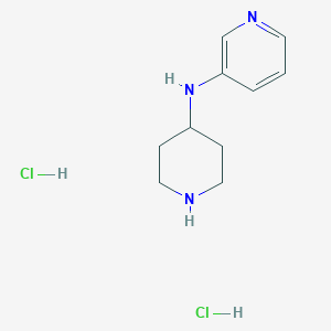 molecular formula C10H17Cl2N3 B8763276 N-(piperidin-4-yl)pyridin-3-amine dihydrochloride 