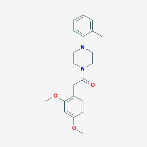 1-(2,4-Dimethoxyphenylacetyl)-4-(2-methylphenyl)piperazine