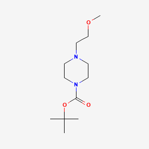 molecular formula C12H24N2O3 B8763346 Tert-butyl 4-(2-methoxyethyl)piperazine-1-carboxylate 