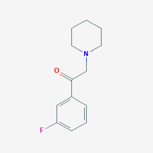 1-(3-Fluorophenyl)-2-piperidino-1-ethanone