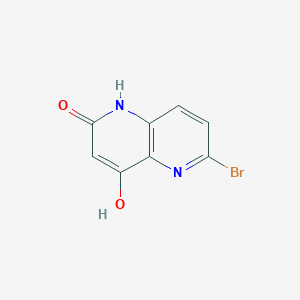6-Bromo-4-hydroxy-1,5-naphthyridin-2(1H)-one